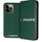 University of Miami Horizontal Mark on Green iPhone 15 Pro Max Folio Case